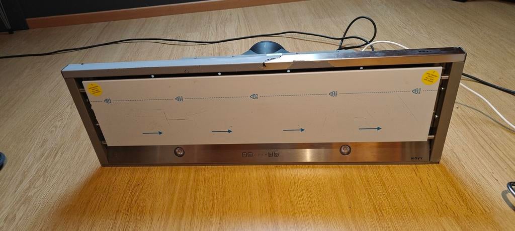 693 Telescopische dampkap Novy Telescopic 90 cm Inox, Elektronische apparatuur, Afzuigkappen, Ophalen