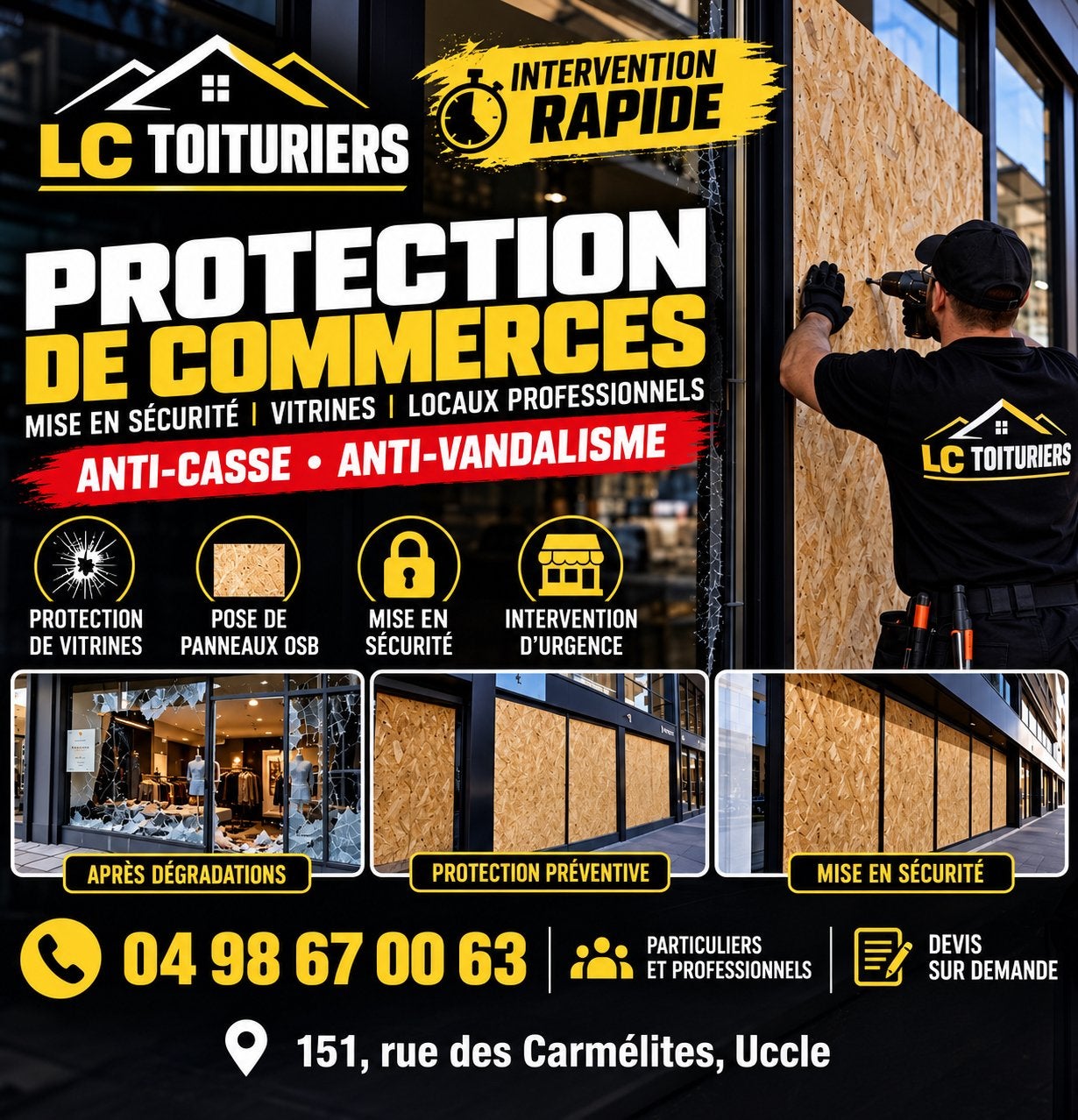 Protection de commerce, Tickets & Billets