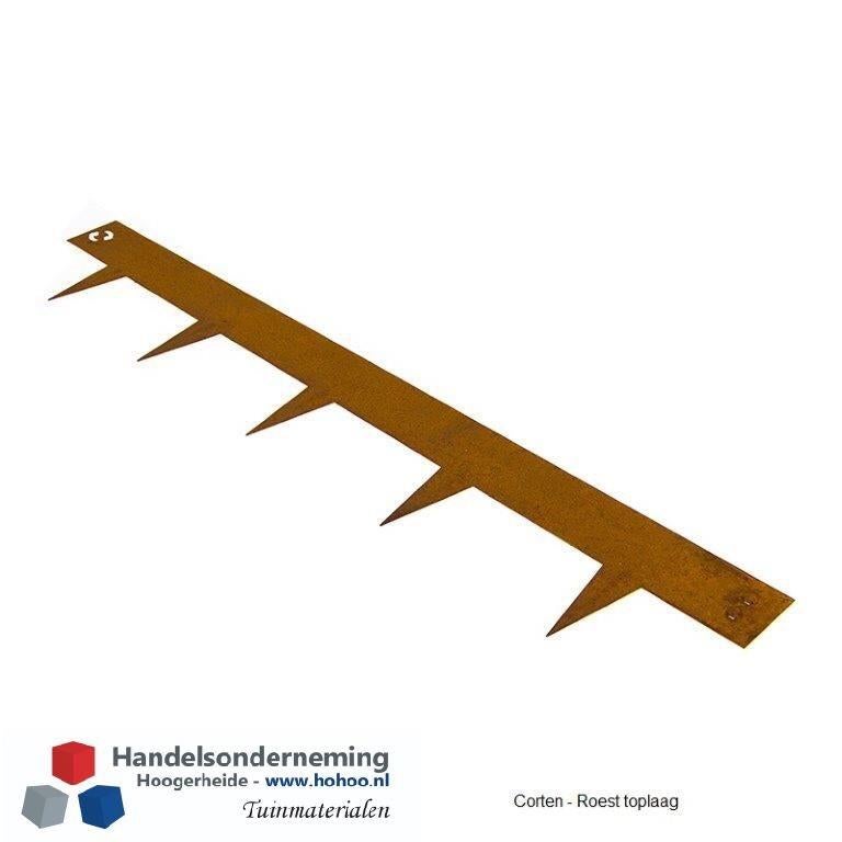 Kantopsluiting corten roest kleur cor-ten ronde vormen tuin, Tuin en Terras, Verzenden, Nieuw, Multi, Overige typen