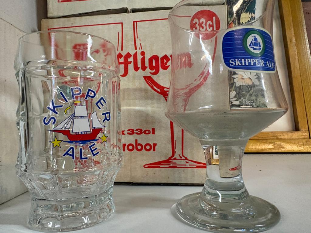 Skipper Ale 2stuks Dessel Campina, Verzamelen, Biermerken, Ophalen of Verzenden, Zo goed als nieuw