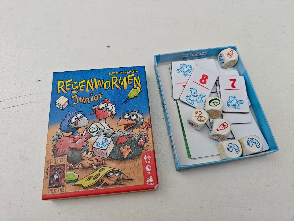 Spel REGENWORMEN, Ophalen, Zo goed als nieuw