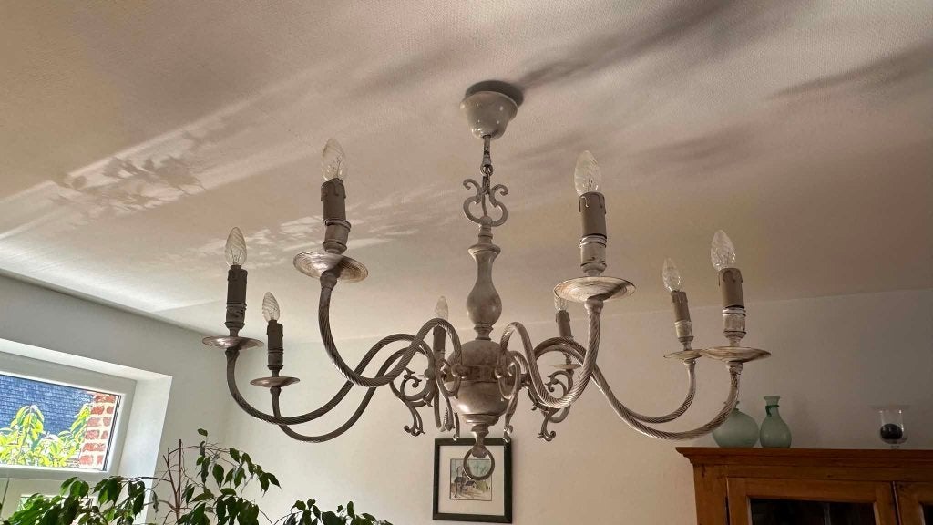 lustre classique revisité, Enlèvement, Utilisé, Métal, Campagne chic
