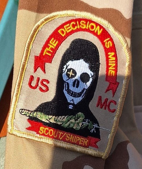 Smokejack met woestijncamouflage en Sniper-patch, Verzamelen, Militaria | Algemeen, Ophalen of Verzenden, Overige soorten