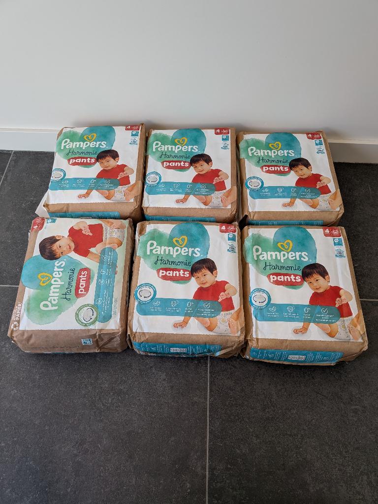 6 paquets de pantalons Pampers 32 pièces 9-15 kg taille 4, Enfants & Bébés, Enlèvement, Neuf, Autres types, Autres marques