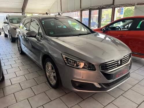 peugeot 508 Gt-line/1.6 hdi-115pk/CAR PASS/garantie, Euro 5, Leder en Stof, 1560 cc, Zilver of Grijs