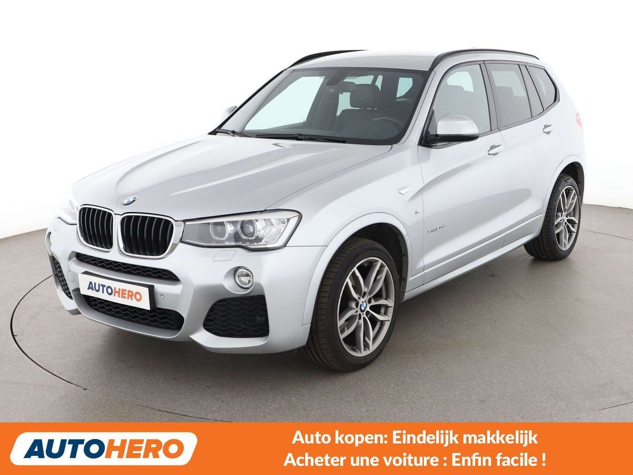 BMW X3 xDrive 20d Sport (bj 2017, automaat), Auto's, Zwart, Leder, SUV of Terreinwagen, Te koop
