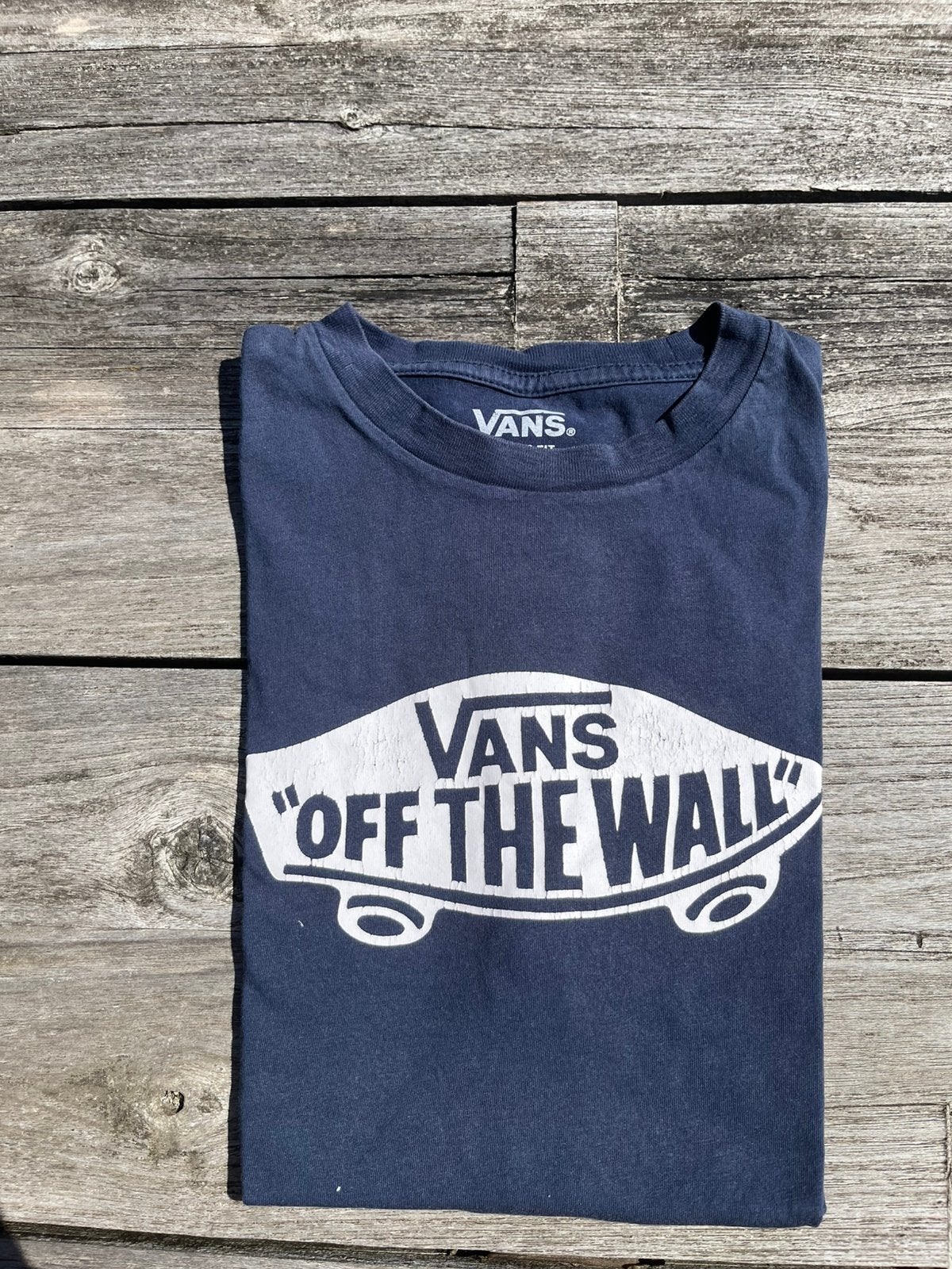 Vans T-Shirt Navy Blue | Size 12 Years | Very Good Condition, Verzenden, Zo goed als nieuw, Jongen, Shirt of Longsleeve