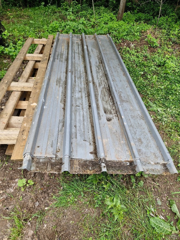 Dakplaten, Doe-het-zelf en Bouw, Dakpannen en Dakbedekking, Ophalen, Gebruikt, Golfplaat, Metaal