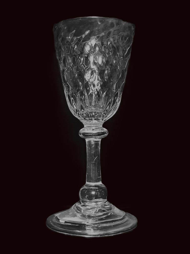 Verre à vin de Liège ou Namur c1720, Envoi