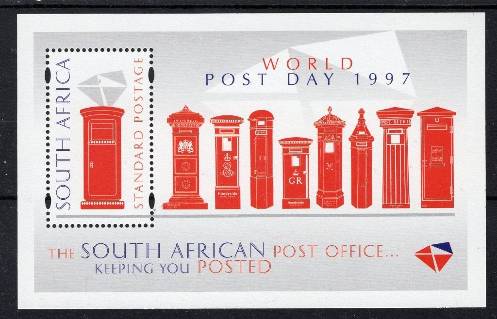 AFRIQUE DU SUD Yt. Bloc 60 MNH 1997 -1, Envoi, Afrique du Sud, Non oblitéré