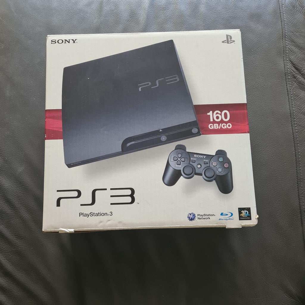 Sony Playstation 3 slim 160Gb., Games en Spelcomputers, Ophalen of Verzenden, Zo goed als nieuw, 160 GB, Met 1 controller