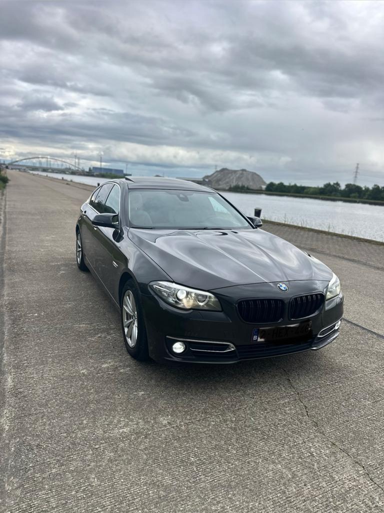 BMW 520i - Option complète/Cuir HUD/beige, Autos, BMW, Cuir, Euro 5, Carnet d'entretien, 5 portes