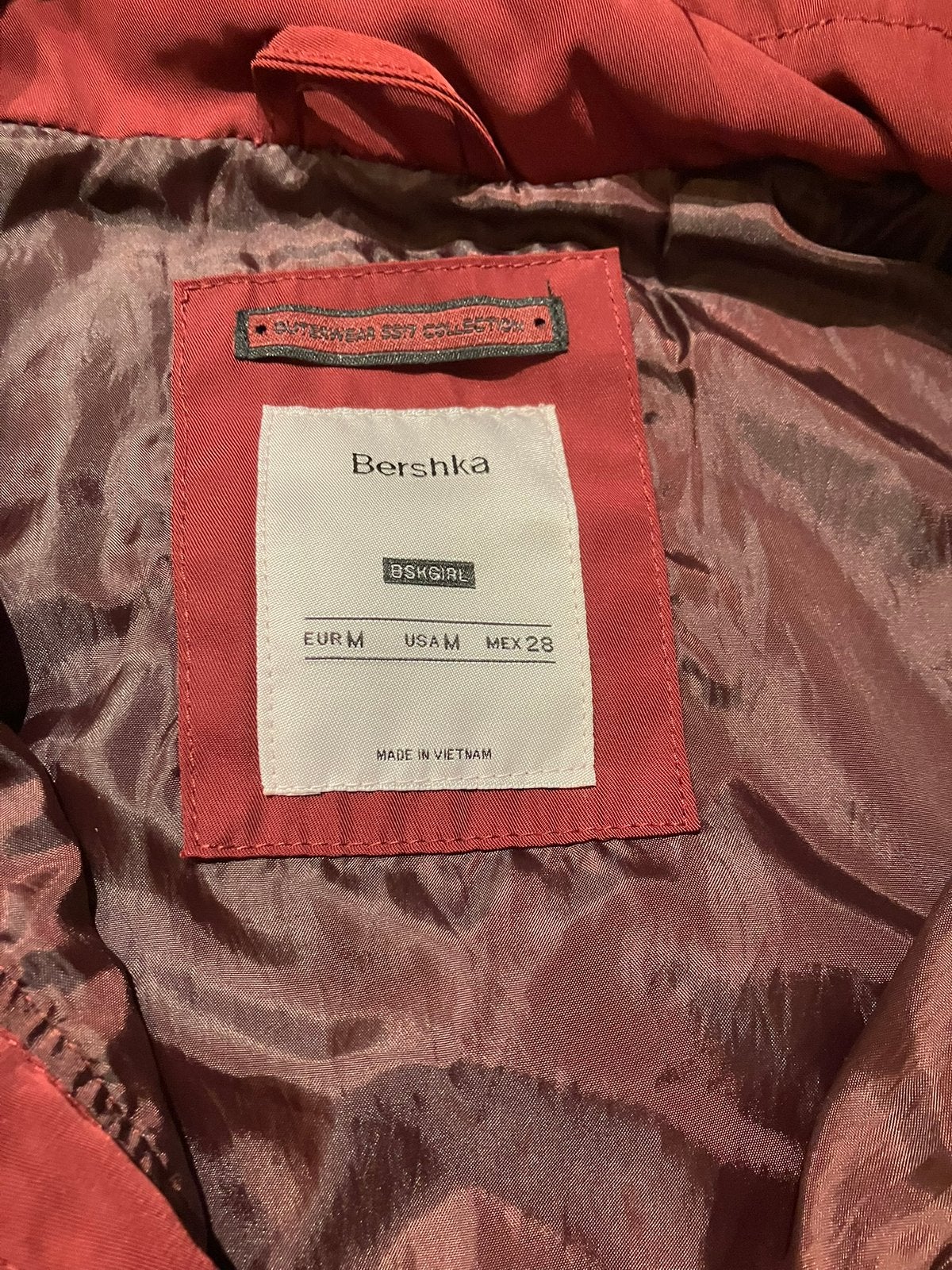 Rood zomerjas berska, Kleding | Dames, Ophalen, Zo goed als nieuw, Maat 38/40 (M), Rood