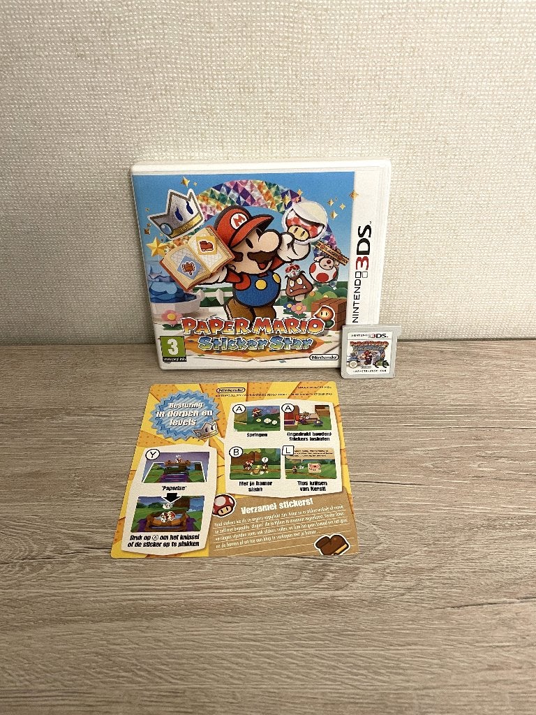 Nintendo 3DS spel Paper Mario Sticker Star, Enlèvement ou Envoi, Comme neuf, Aventure et Action