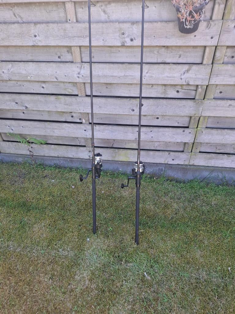 2 karperhengels Nash Dwarf, Sports nautiques & Bateaux, Pêche à la ligne | Carpes, Utilisé, Ensemble complet, Enlèvement