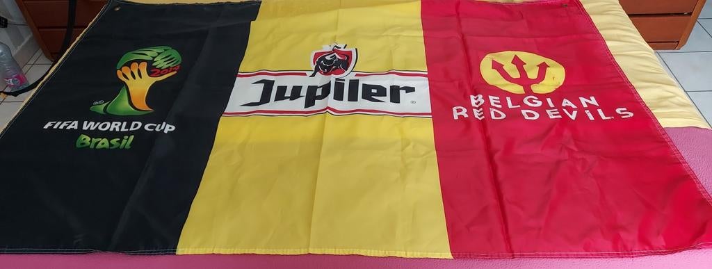 Drapeau Belge 1m50 sur 1m, Divers, Drapeaux & Banderoles, Enlèvement ou Envoi