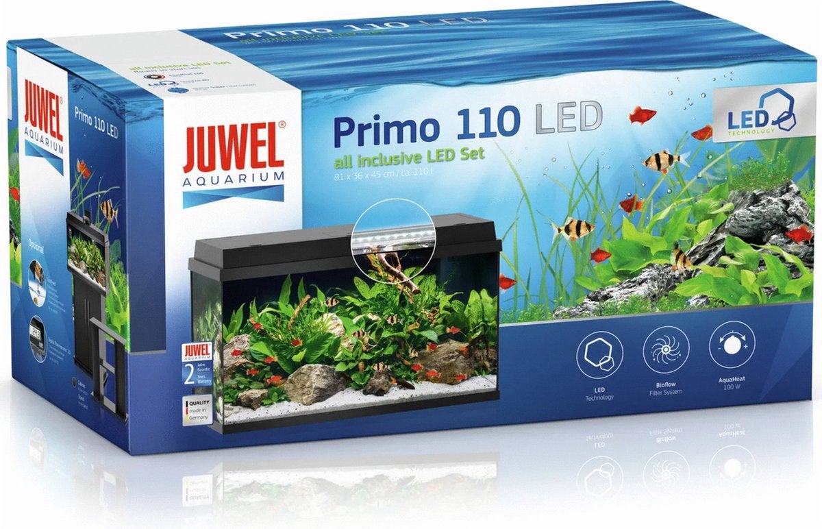 Juwel Primo 110 Liter 82x37x42 cm 2 STUKS, Comme neuf, Enlèvement, Chauffage, Juwel