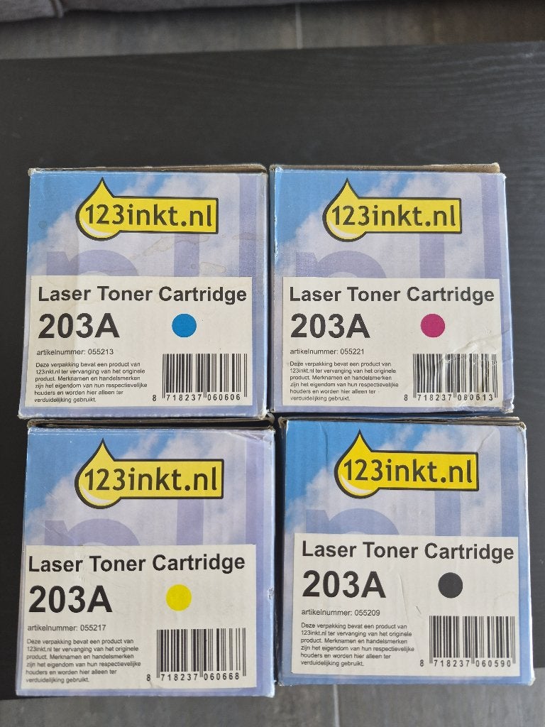 HP 203A Laser Toner Cartridge Multipack (CF540A), Computers en Software, Printerbenodigdheden, Nieuw, Toner, Ophalen of Verzenden