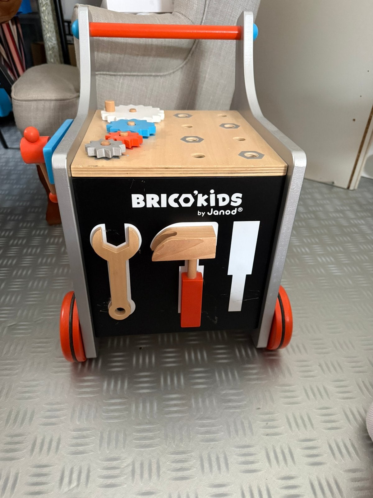 Loopkarretje janod, Kinderen en Baby's, Ophalen of Verzenden, Zo goed als nieuw, Overige typen