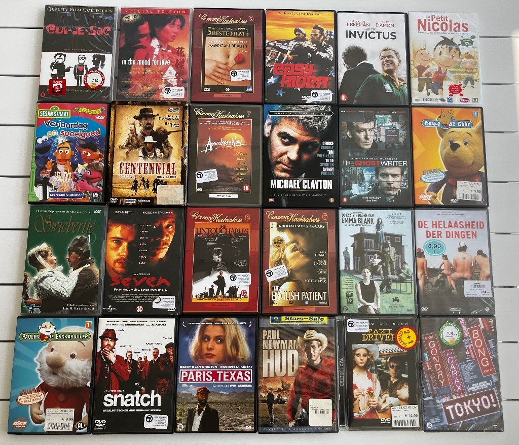 Partij DVD’s – films, klassiekers en tv-series, Ophalen, Gebruikt, Overige genres
