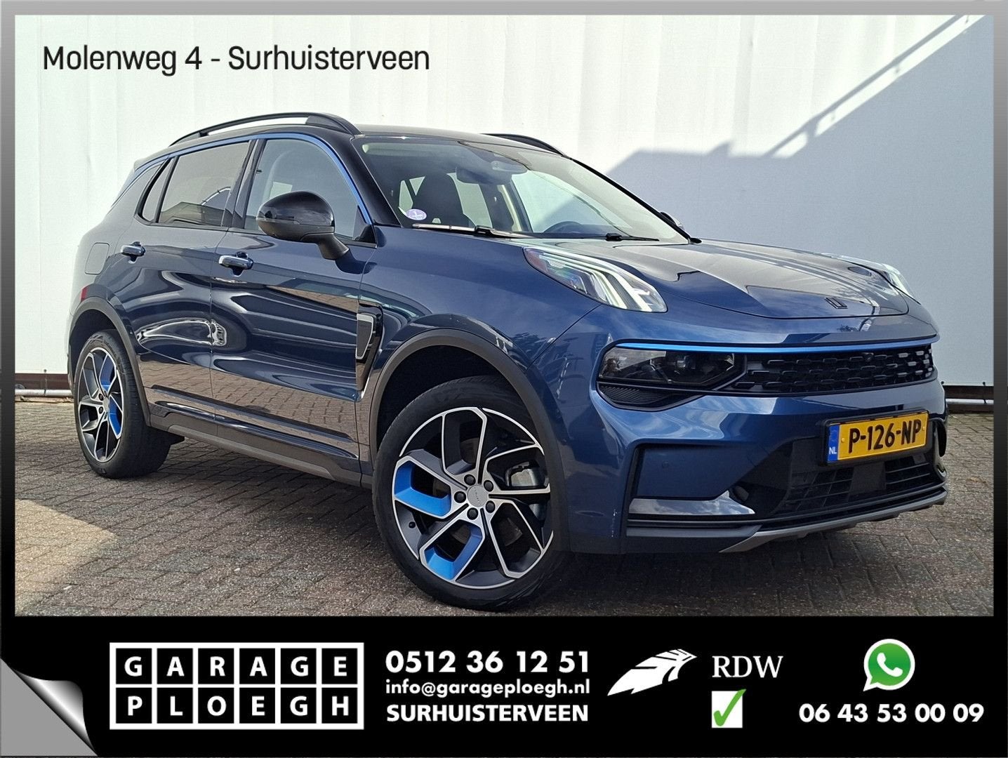 Lynk&Co 01 1.5 PHEV 262PK Adapt.Cruise 360° Cam Carplay Plug, Autos, Achat, Entreprise, 27 g/km, Hybride Électrique/Essence