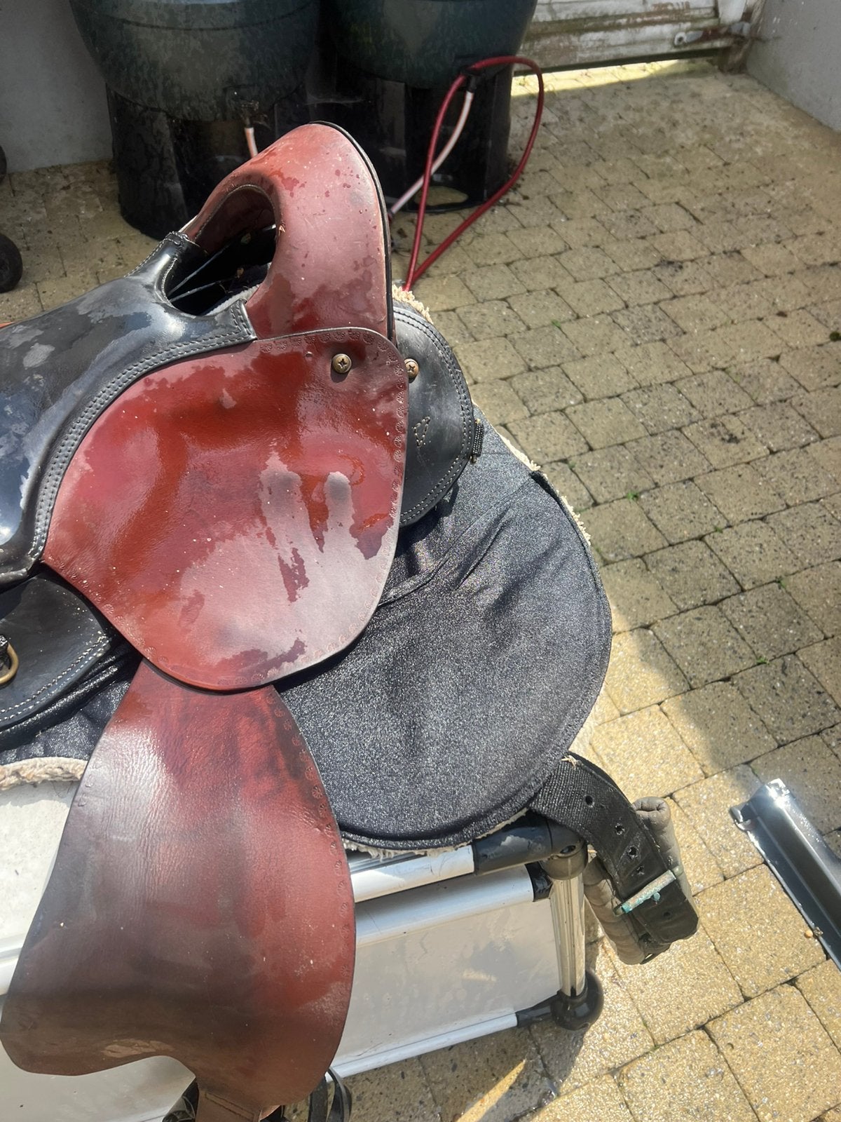 Edurance zadel merk roc, Animaux & Accessoires, Chevaux & Poneys | Selles, Enlèvement, Comme neuf
