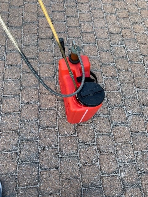 Rug sproeier Dal Degan 16liter , onkruid  , druksproeier ,, Tuin en Terras, Ophalen, Zo goed als nieuw