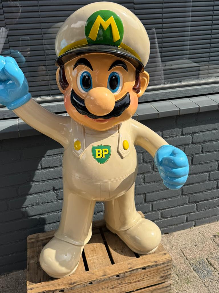 Groot Mario BP reclame beeld decoratie, Verzamelen, Ophalen, Zo goed als nieuw, Mens