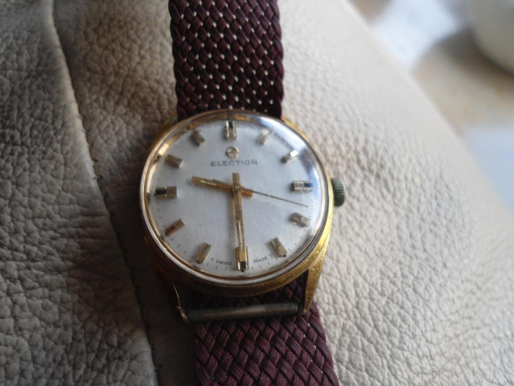 Ancienne montre mécanique Fonctionne Très bien., Enlèvement ou Envoi, Utilisé