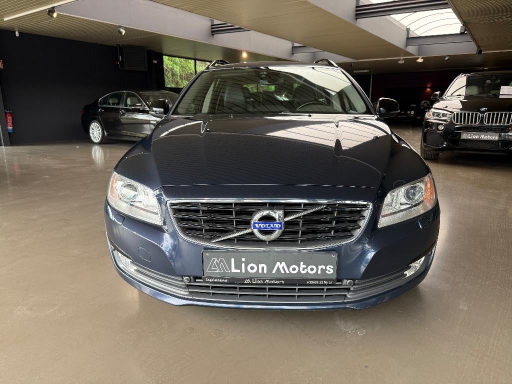 Volvo V70 2.0 D4 Geartronic* 133 KW*LEDER*VERWRM*NAVI*EURO 6, Auto's, 1800 kg, 4 cilinders, 1969 cc, Blauw