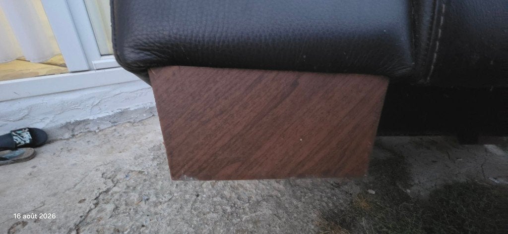 Fauteuil en cuir EGOITALIANO, 75 à 100 cm, Comme neuf, Enlèvement, Cuir