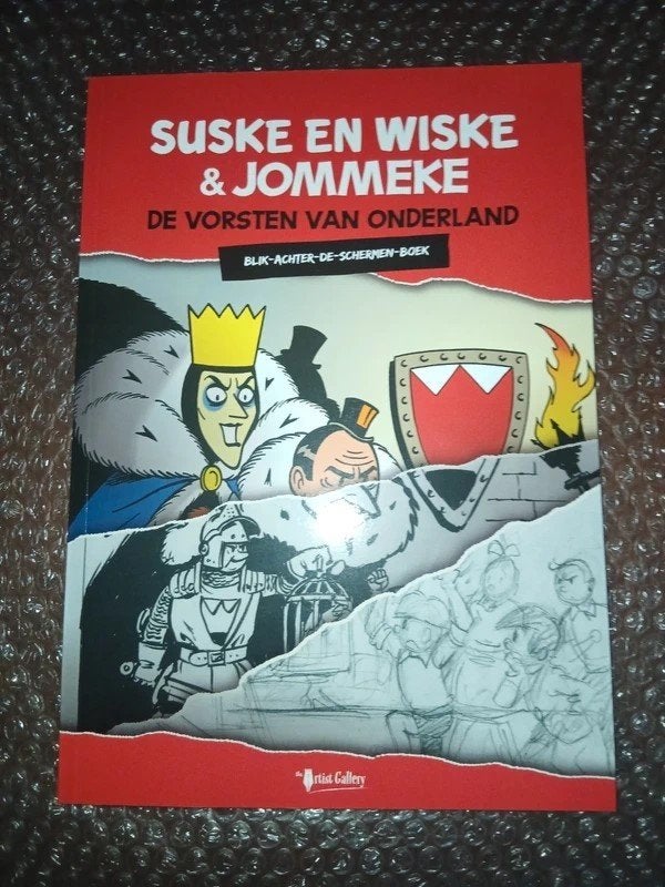De vorsten van Onderland: Blik-achter-de-schermen-boek, Eén stripboek, Nieuw, Ophalen of Verzenden, Stallaert, Dirk
