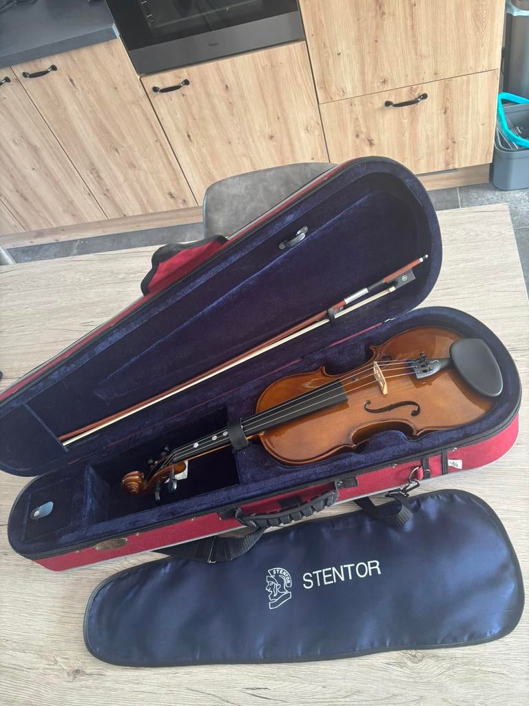 Stentor student 2 4/4 viool + extra’s, Muziek en Instrumenten, Ophalen of Verzenden, 4/4-viool, Met koffer, Viool