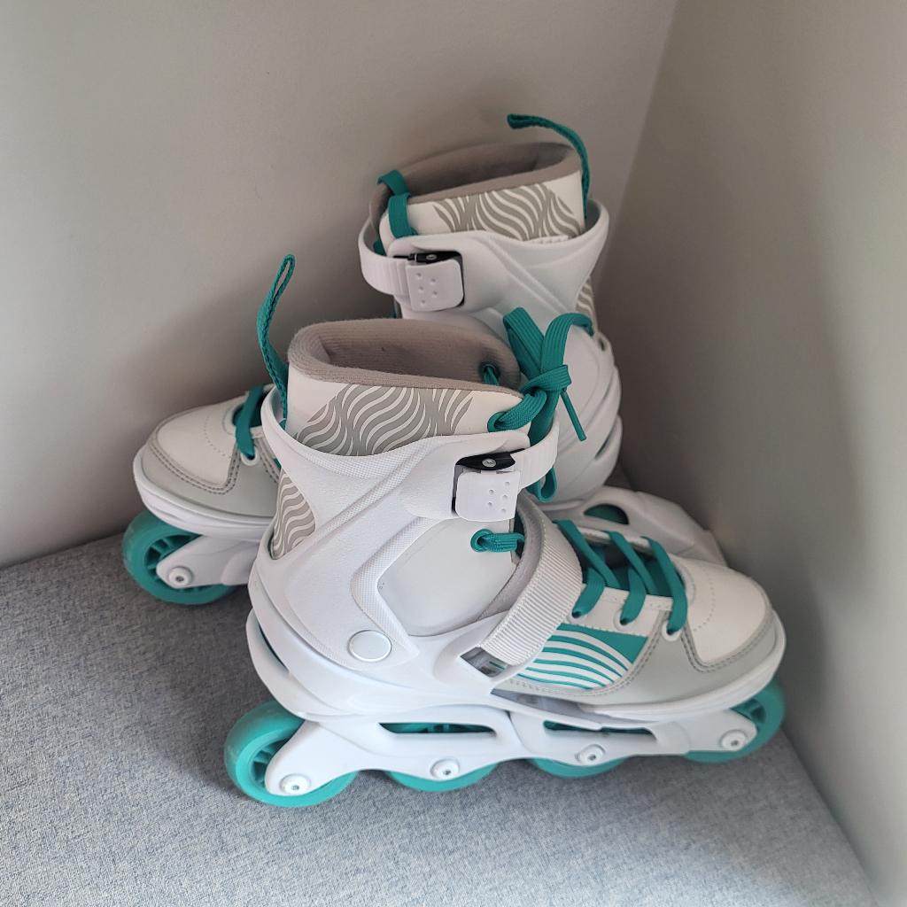 Inline skates Powerslide maat 32-35, Sport en Fitness, Skeelers, Ophalen, Verstelbaar, Kinderen, Zo goed als nieuw