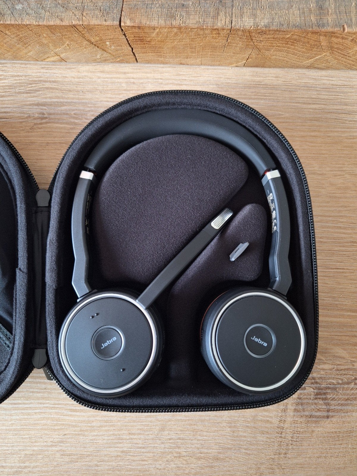 Jabra evolve 75 headset, Computers en Software, Headsets, Ophalen, Nieuw, On-ear, Draadloos