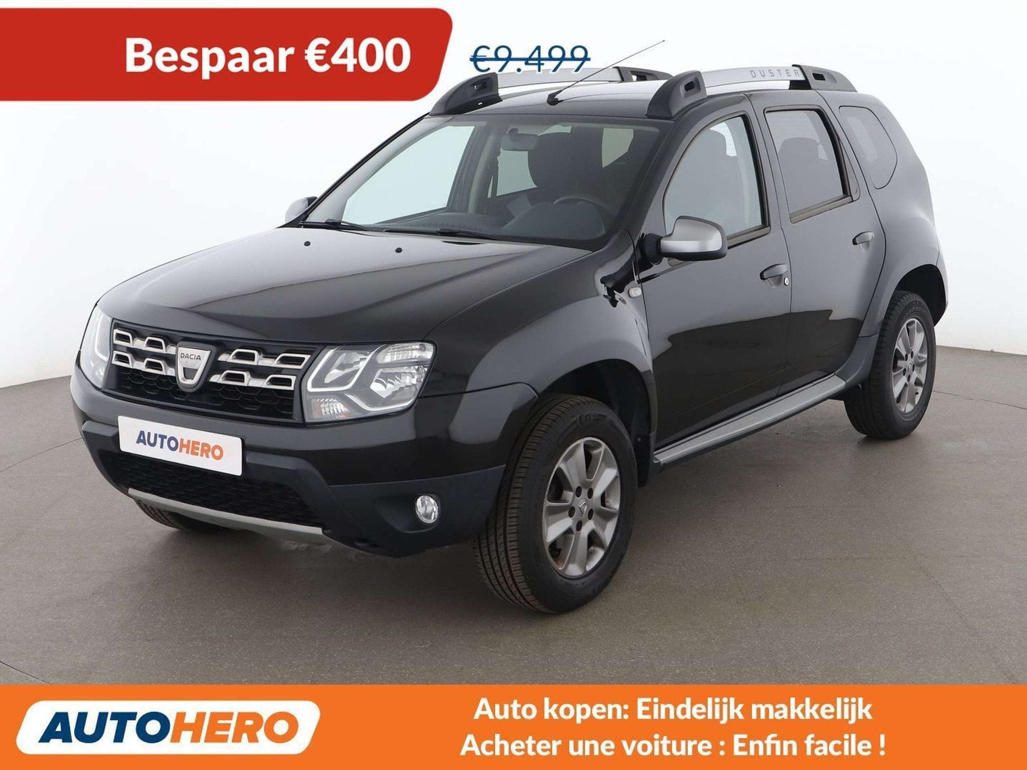 Dacia Duster 1.2 TCe Black Shadow 4x2 (bj 2018), Voorwielaandrijving, Stof, Gebruikt, Zwart