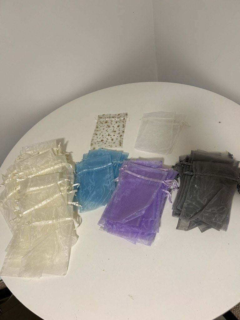 Set van 132 organza zakjes, Hobby en Vrije tijd, Ophalen of Verzenden, Nieuw, Feestartikel