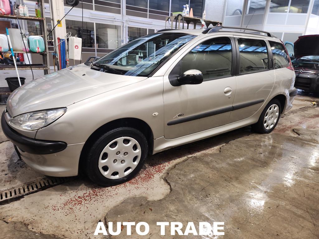 Peugeot 206 1.6 Diesel | Airco | 1 jaar garantie | keuring, Autos, Argent ou Gris, 50 kW, Entreprise, Boîte manuelle