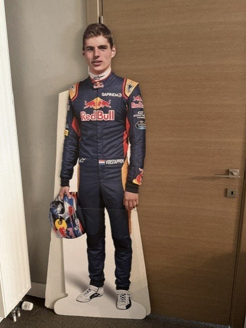 Max Verstappen Red Bull F1 Card Board life size, Collections, Enlèvement ou Envoi, Comme neuf, ForTwo