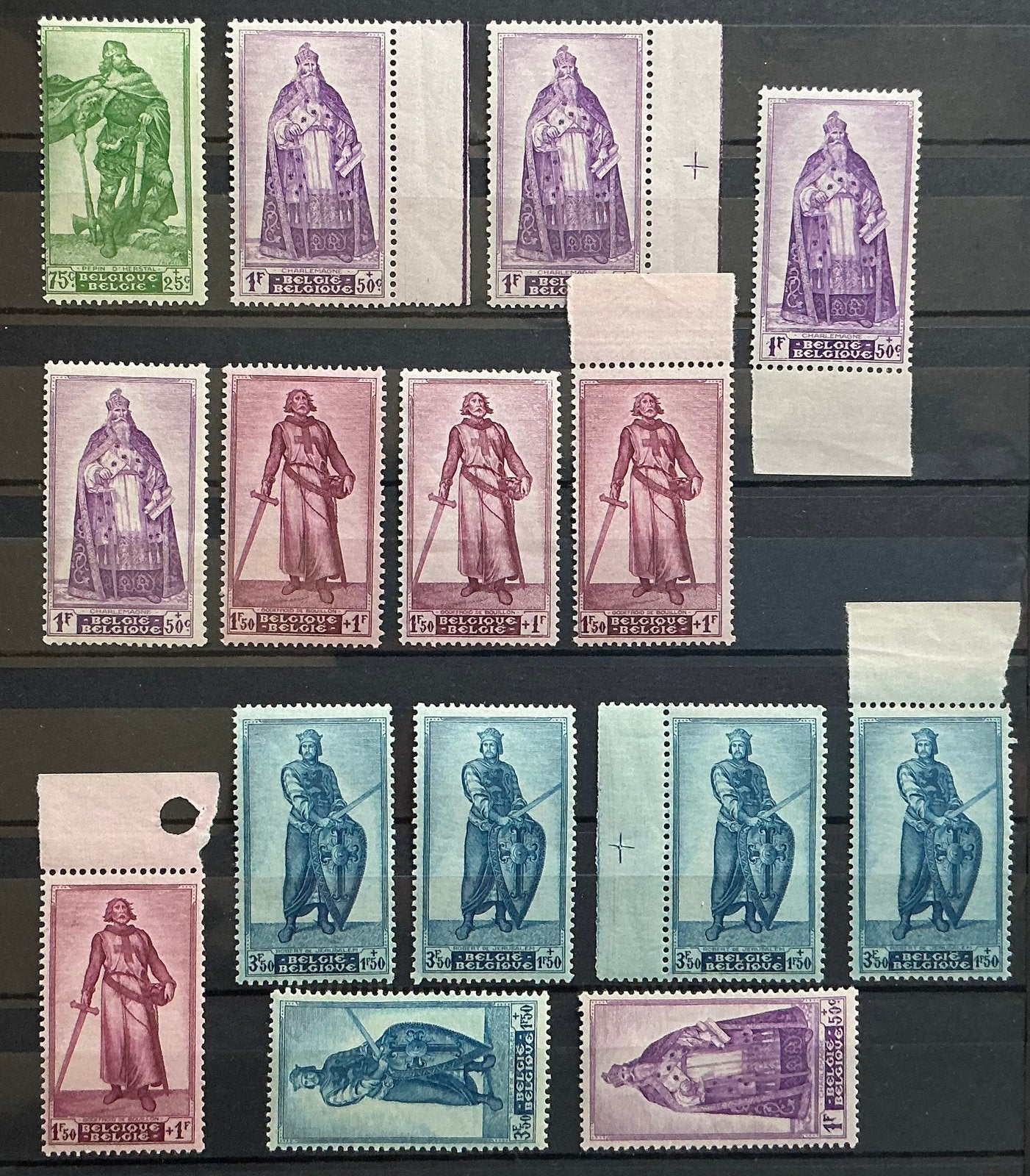 LOT 907. OBP: 737/740. SENAAT. MNH***, Orginele gom, Ophalen of Verzenden, Postfris, Postfris