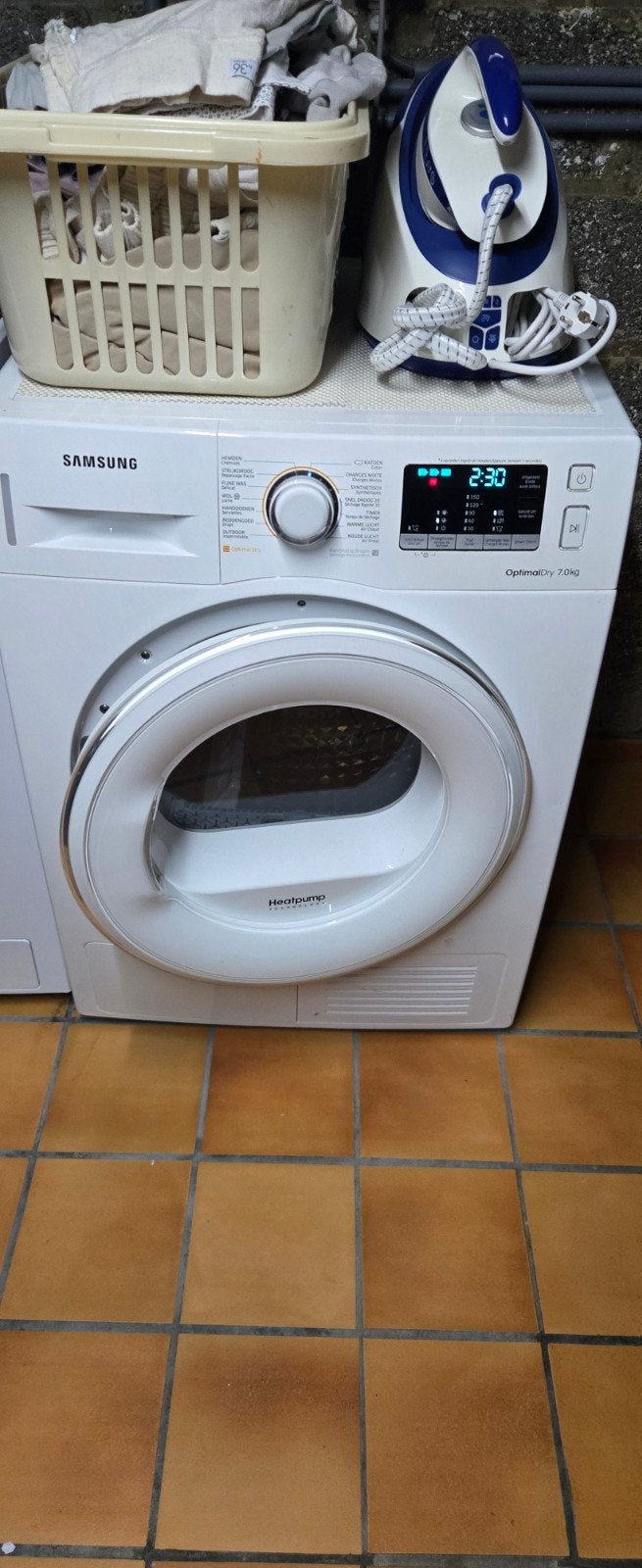 séchoir samsung 7kg avec pompe à chaleur, Ophalen