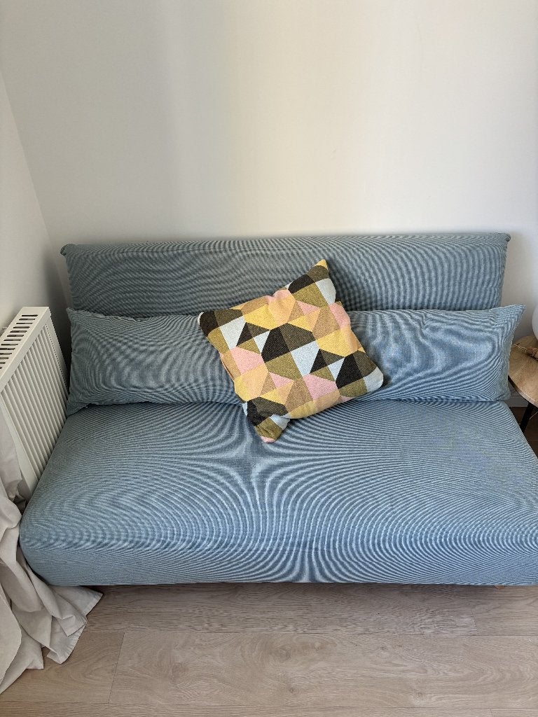 Slaapbank voor 2 personen, Huis en Inrichting, Zetels | Zetels, Ophalen, Hout, 150 tot 200 cm, Tweepersoons