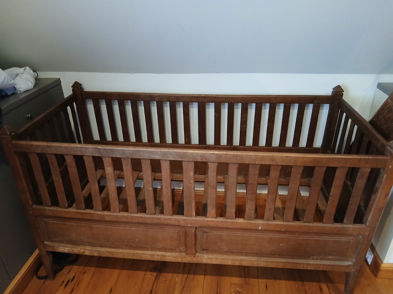 eiken kinderbed, Kinderen en Baby's, Babywiegjes en Ledikanten, Ophalen, Gebruikt, Overige typen