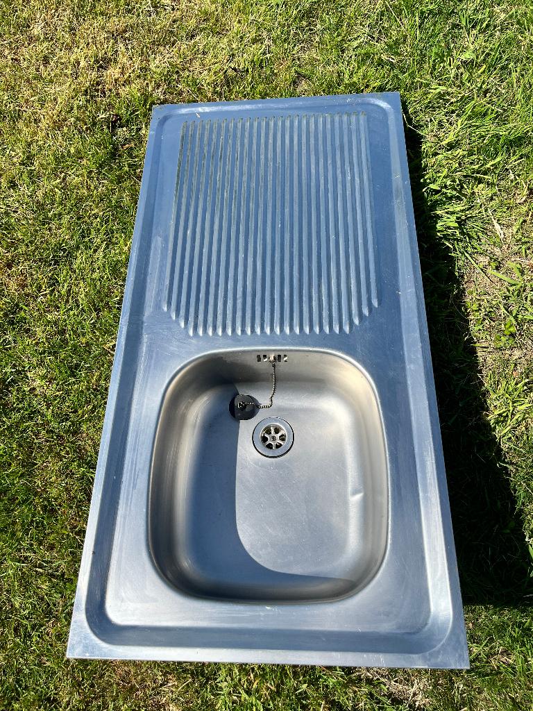 lavabo en acier inoxydable, Moins de 25 cm, Enlèvement, Utilisé, 50 à 100 cm