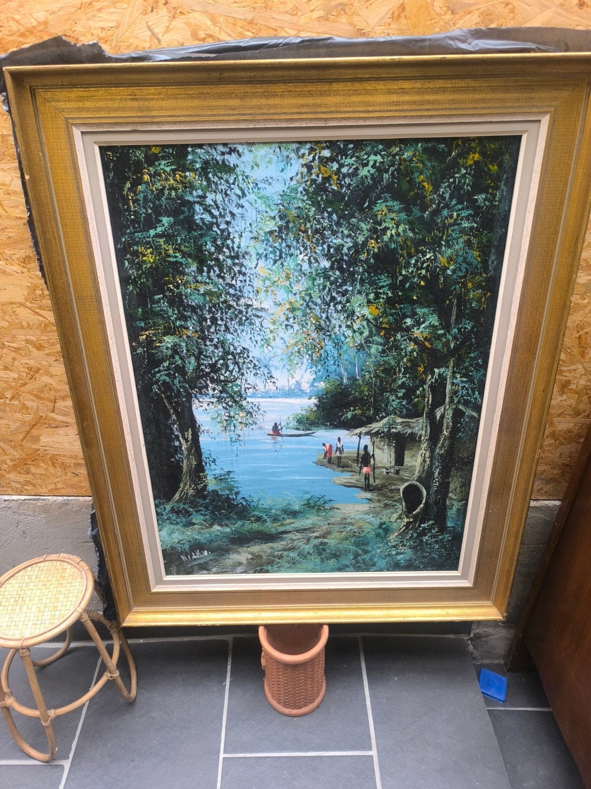 grand tableau, Antiquités & Art, Art | Peinture | Classique, Enlèvement ou Envoi, Signé