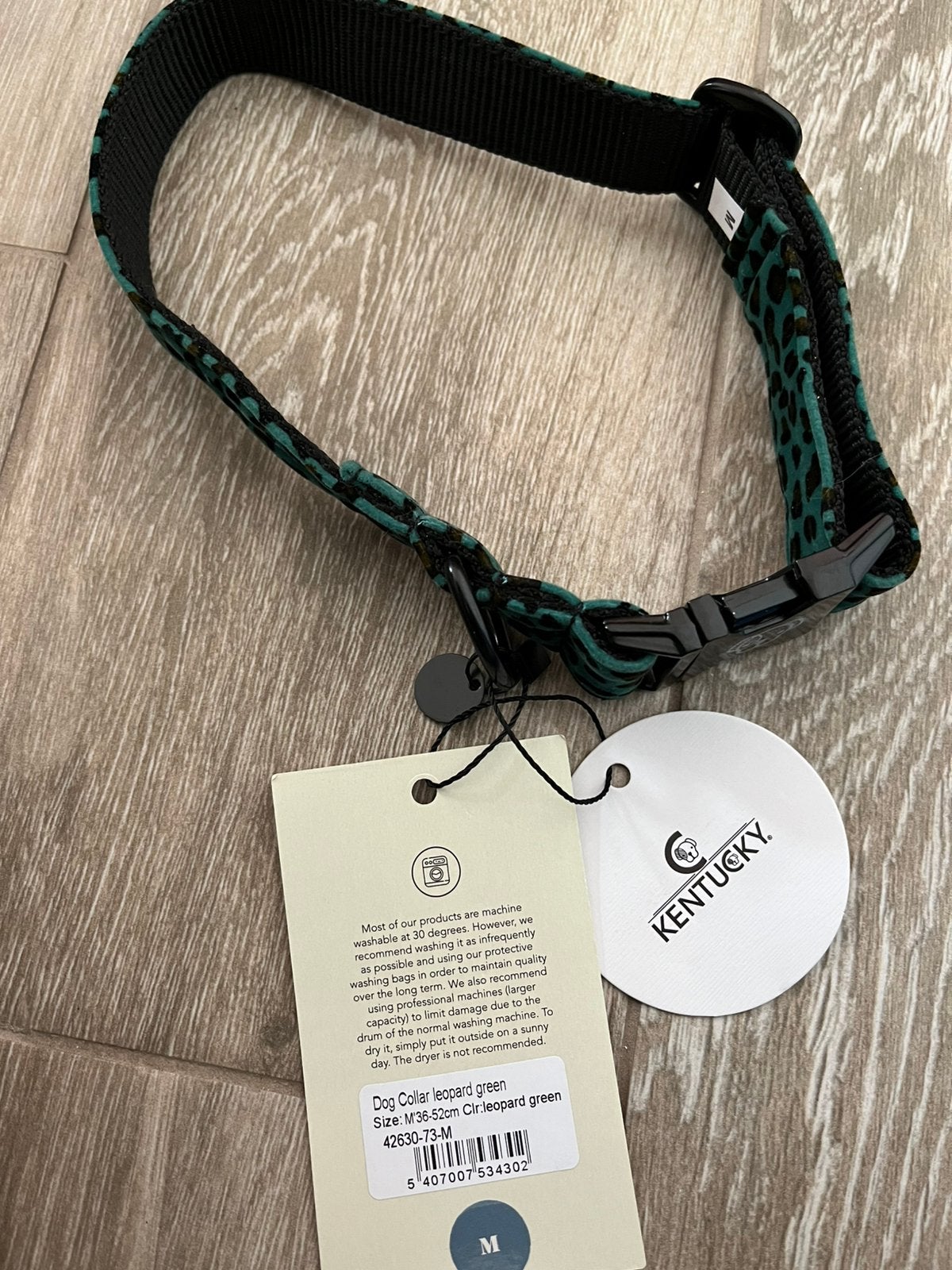 Halsband kentucky leopard green, Dieren en Toebehoren, Ophalen, Nieuw
