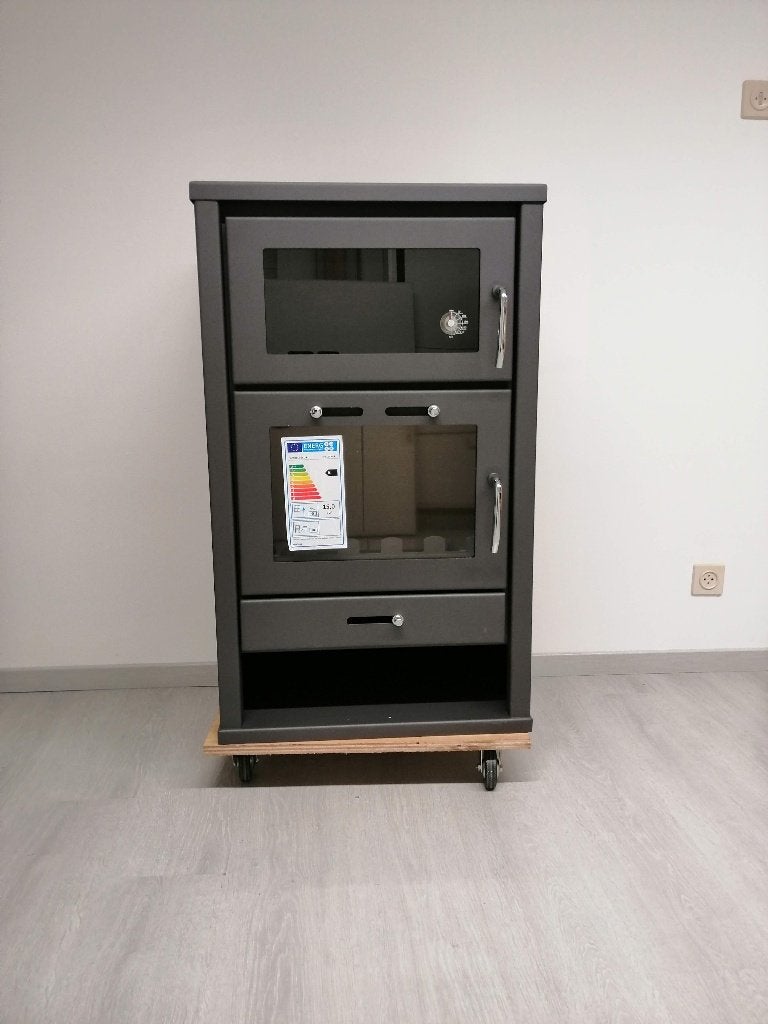 Poêle à bois avec four, Neuf, Enlèvement, Bois, Autoportant