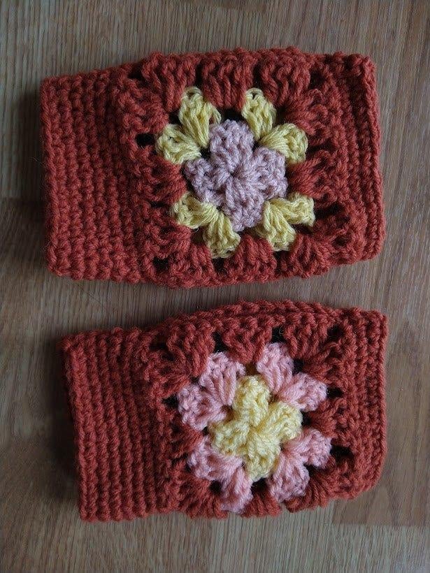 Granny square wanten handschoenen, Kleding | Dames, Mutsen, Sjaals en Handschoenen, Verzenden, Nieuw, Handschoenen