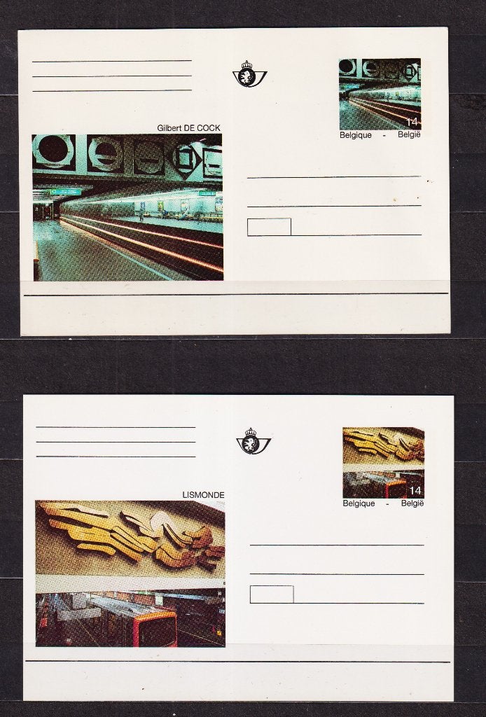 België 1991 Geïllustreerde briefkaarten BK40-BK41 **, Verzenden, Postfris, Postfris