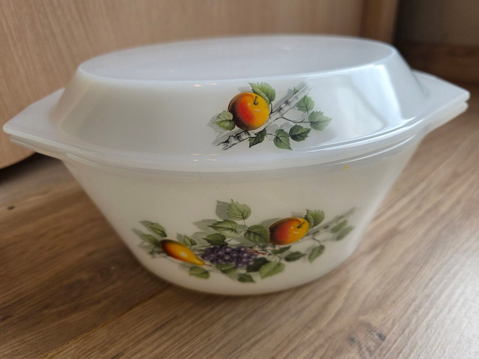 Arcopal France ovenschaal Fruits de France", jaren ´70, Antiek en Kunst, Ophalen of Verzenden
